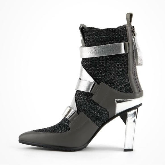 UN .. United Nude Luxor Sport Hi Bootie For Women Grey Size 41 